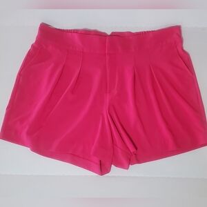 TORRID hot Pink Size 22 Wide‎ Leg Studio Crepe shorts with pockets